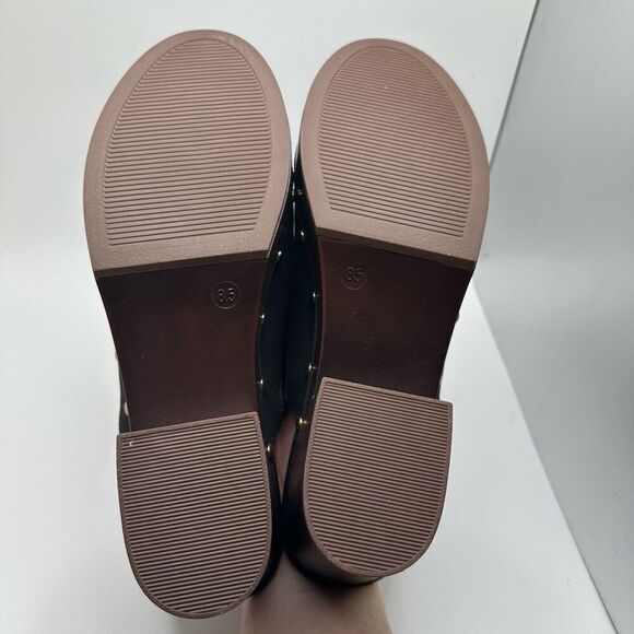 CUSHIONAIRE Women's Guest Faux Wood Clog with Memory Foam Padding 8.5 BLACK NEW - Picture 5 of 7